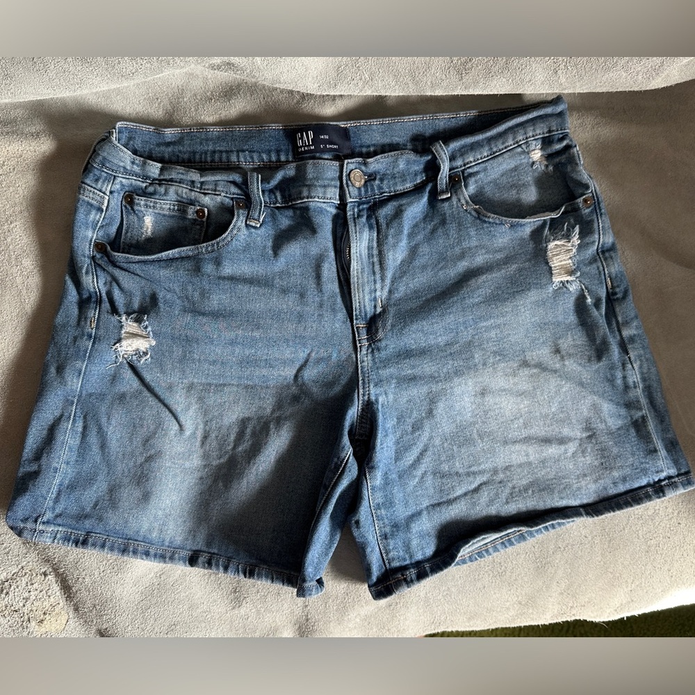 GAP Distressed Denim Shorts